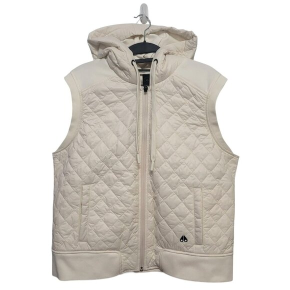 MOOSE KNUCKLES Rock Point Vest 2 Diamond Quilted Hooded Jacket - Picture 2 of 15